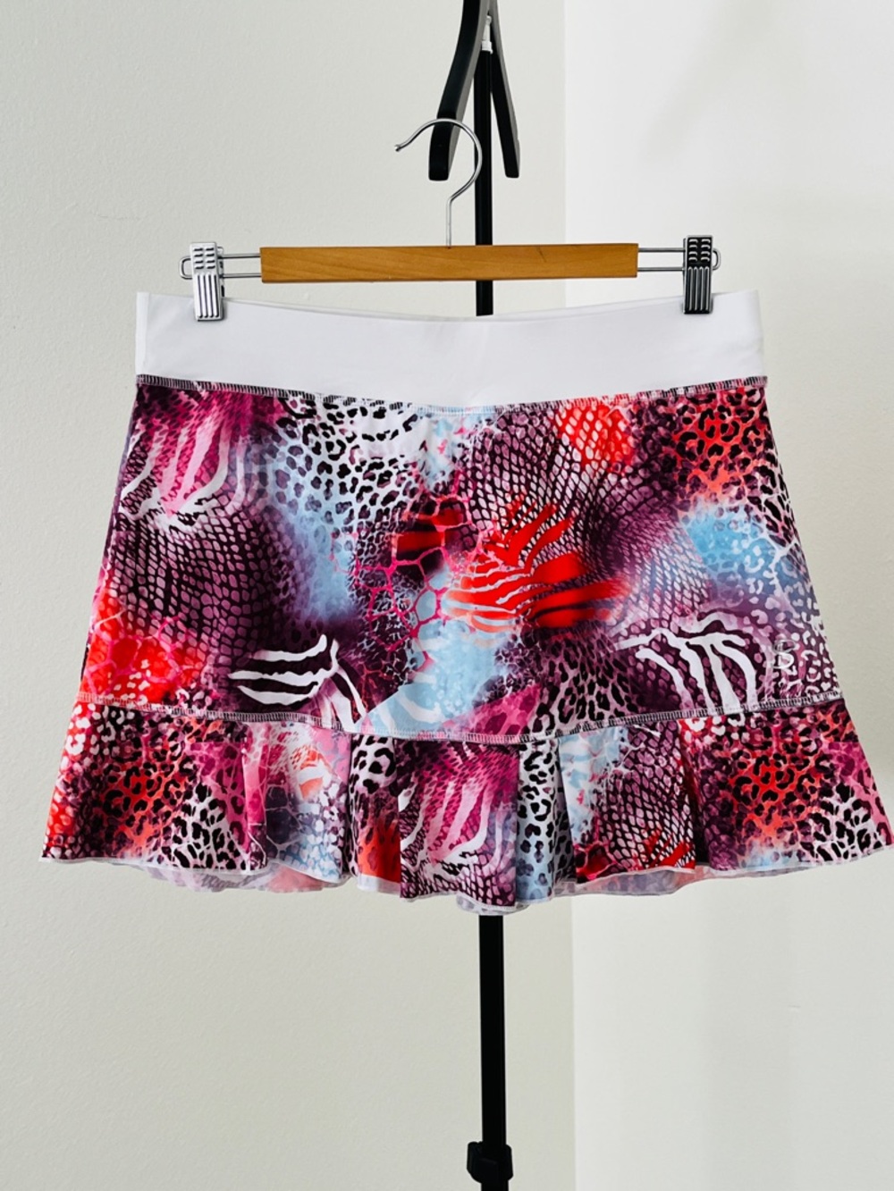 🎾 Sofibella Wild Print Tennis Skort | Tennicore Pickleball Chic | Size Large